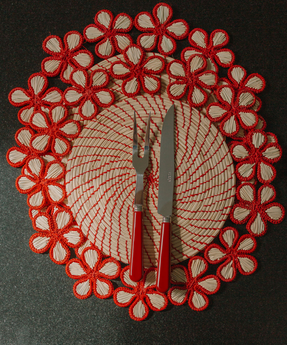 Floral Iraca Placemat