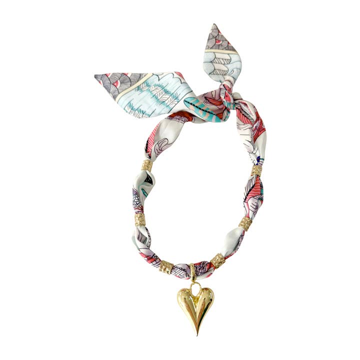 Palm Scarf Necklace - Shiva Designs