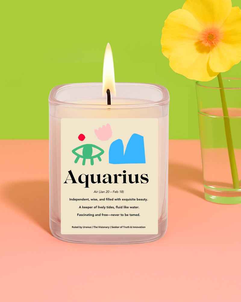 Zodiac Candle - Aquarius