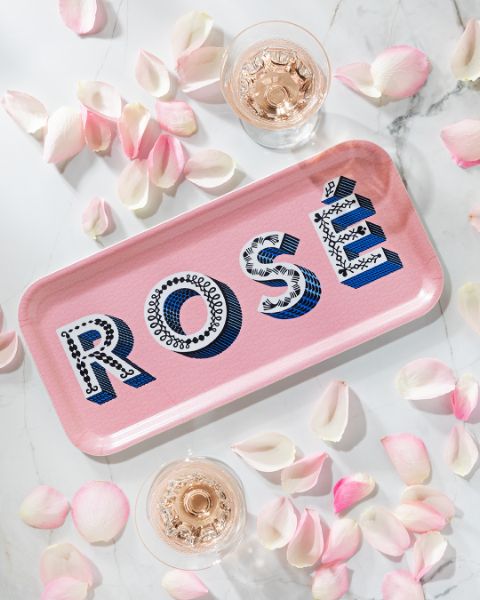 Asta Barrington Rose Drink Tray 32 cm x 15 cm - Shiva Designs