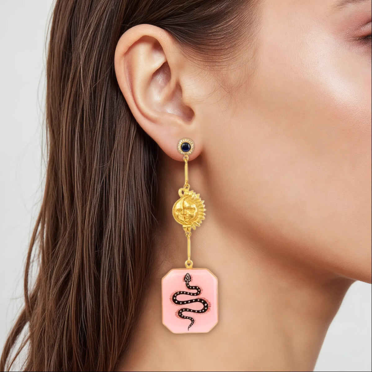 Serpent In The Sky Earrings - Shiva Designs