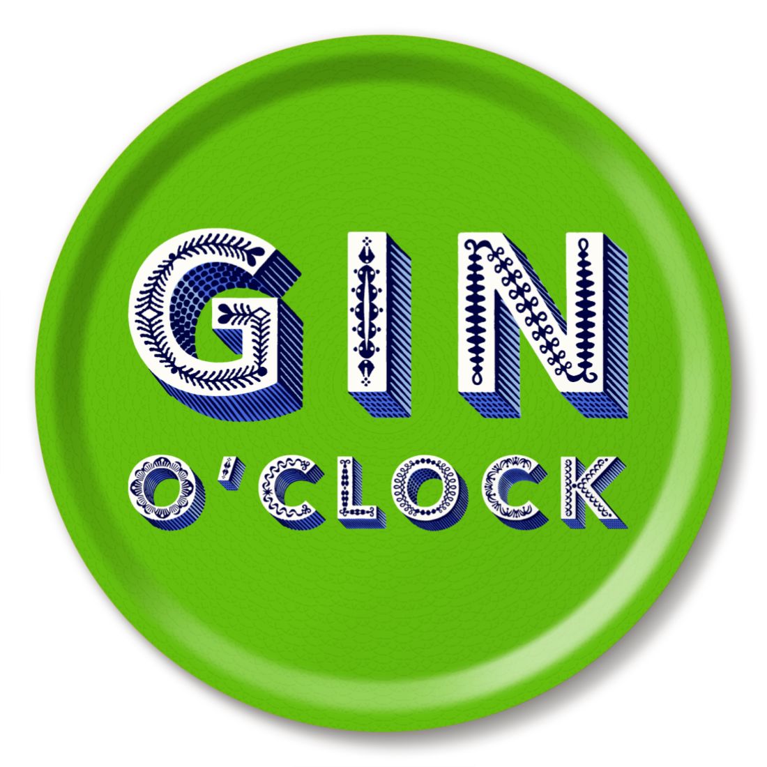 Asta Barrington Gin O'clock Drink Tray Ø31cm - Shiva Designs