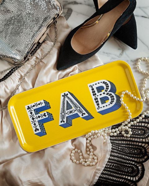 Asta Barrington Fab Drink Tray 32 cm x 15 cm - Shiva Designs