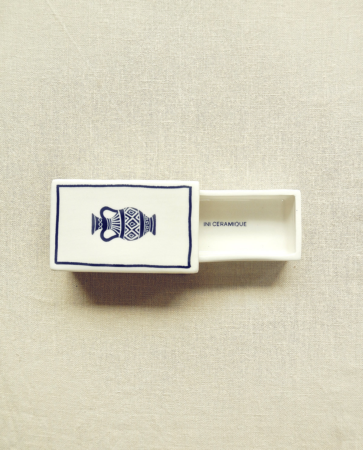 Ceramic Matchbox ‘Amphora’ - Shiva Designs