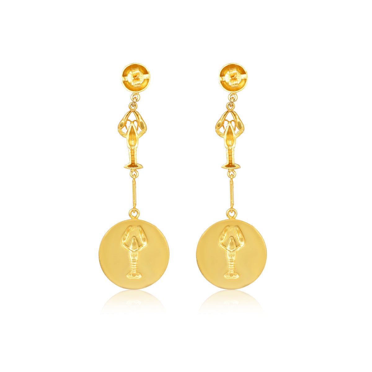 Lobster Amore Earrings - Shiva Designs