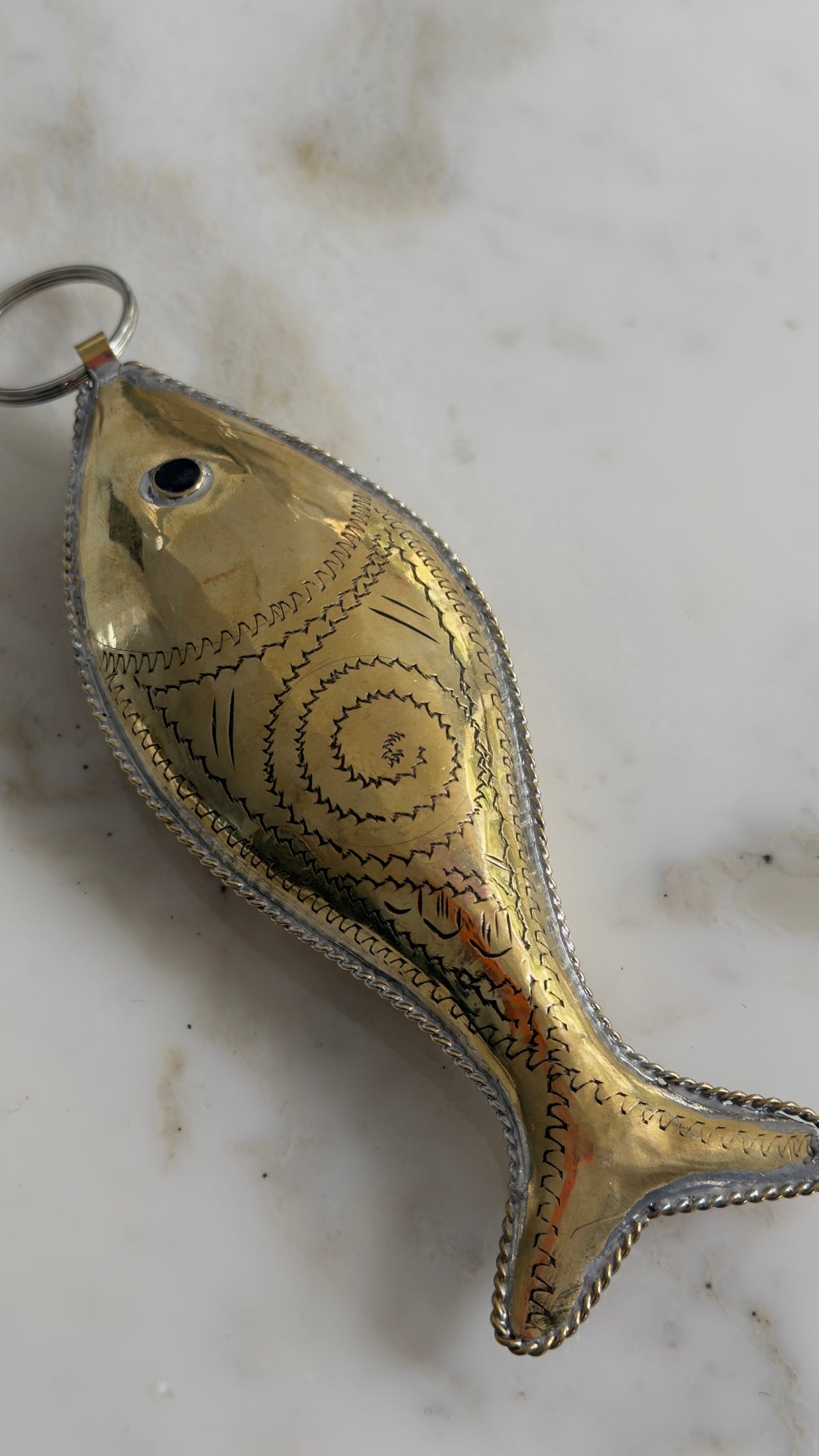 Majorelle Fish Keyring/Bag Tag