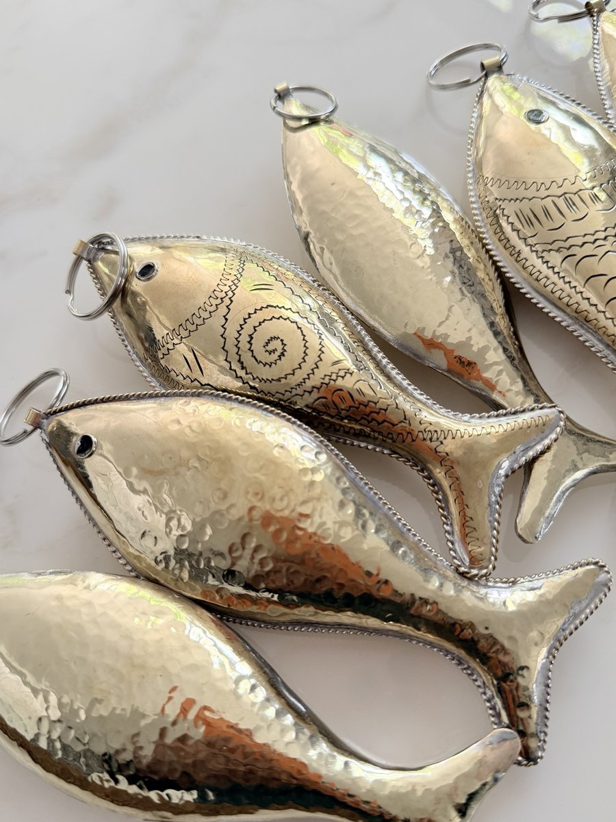 Majorelle Fish Keyring/Bag Tag