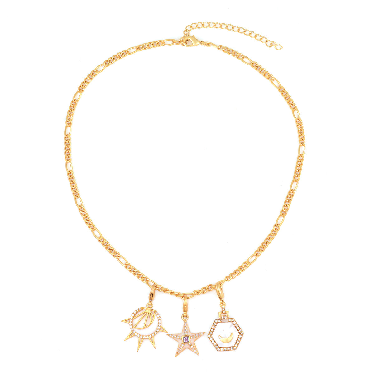 Ivory Celestial Charm Necklace - Shiva Designs