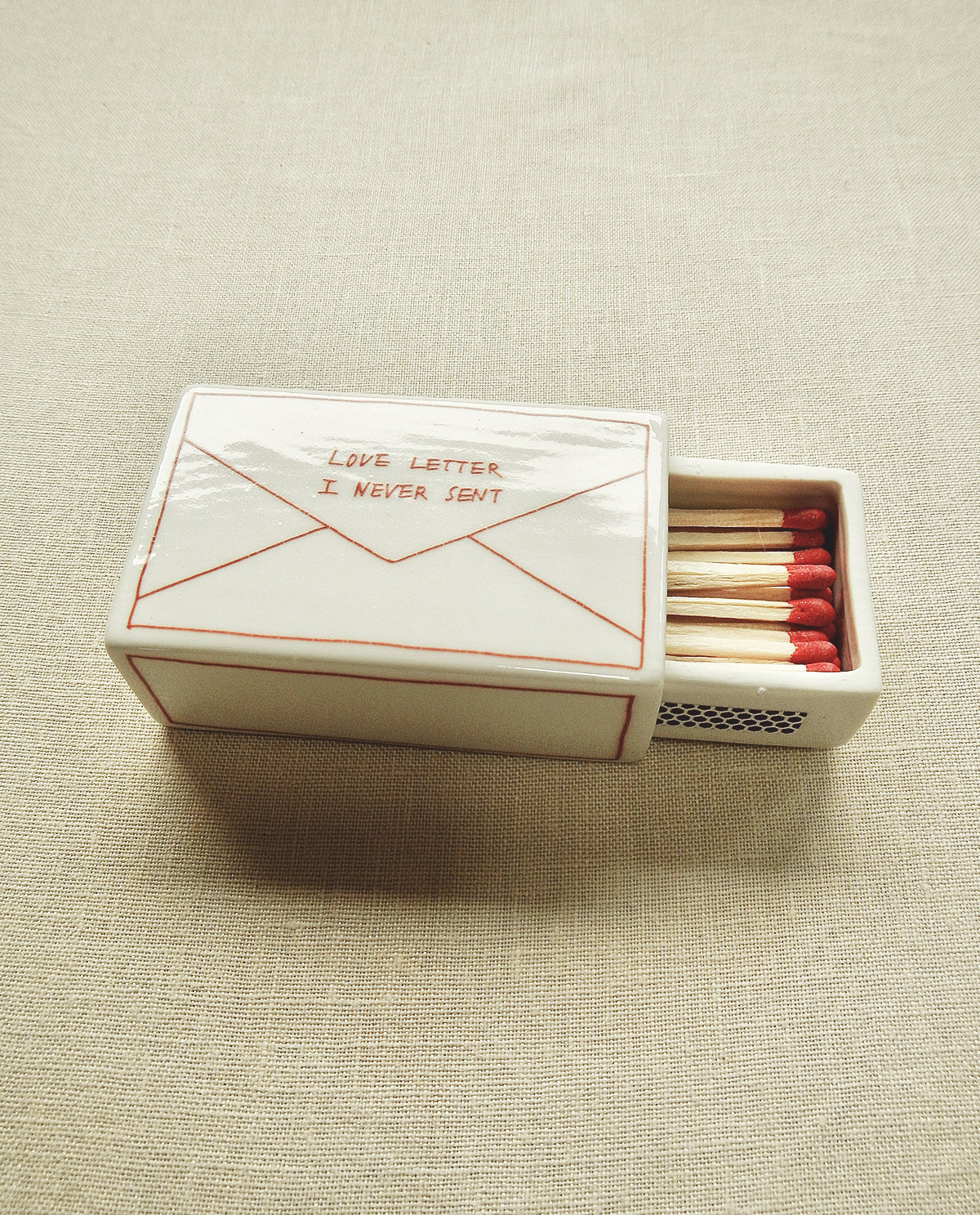 Ceramic Matchbox ‘Love Letter’ - Shiva Designs
