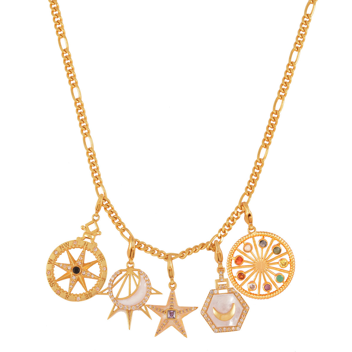 Max Celestial Charm Necklace - Shiva Designs