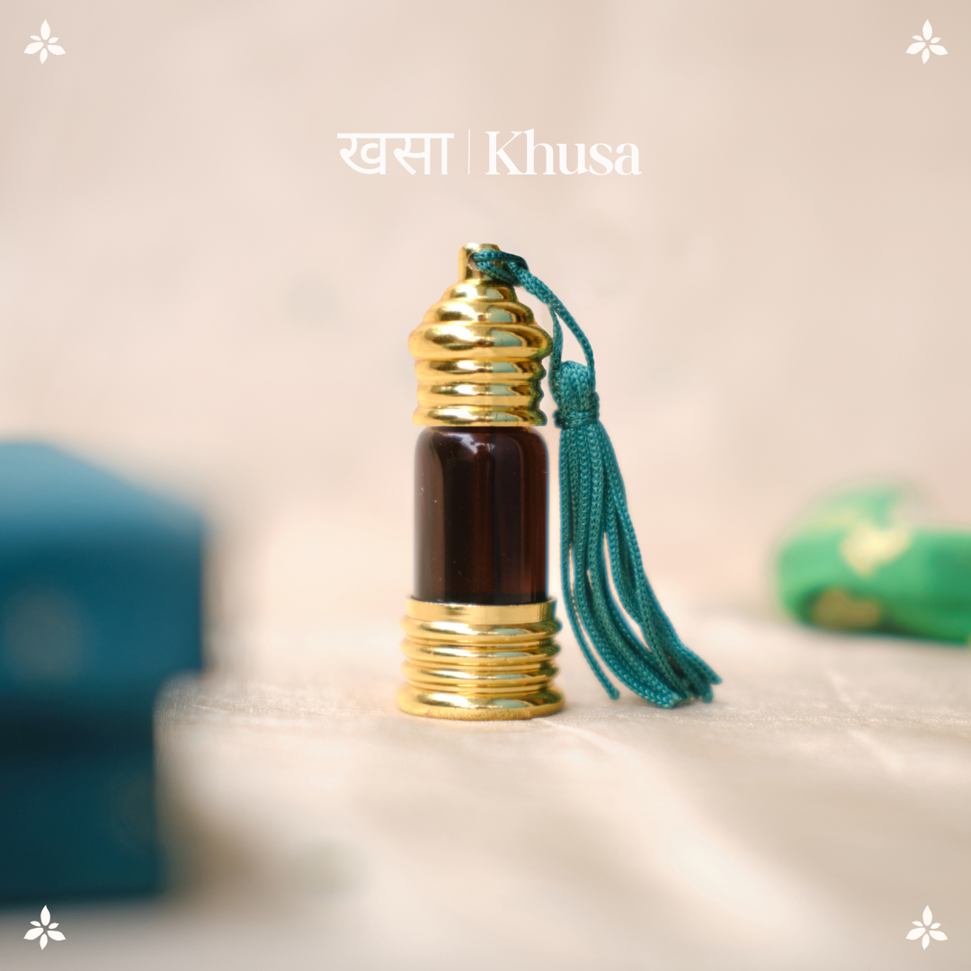 Boond Khus (Vetiver) Natural Perfume Oil - Shiva Designs