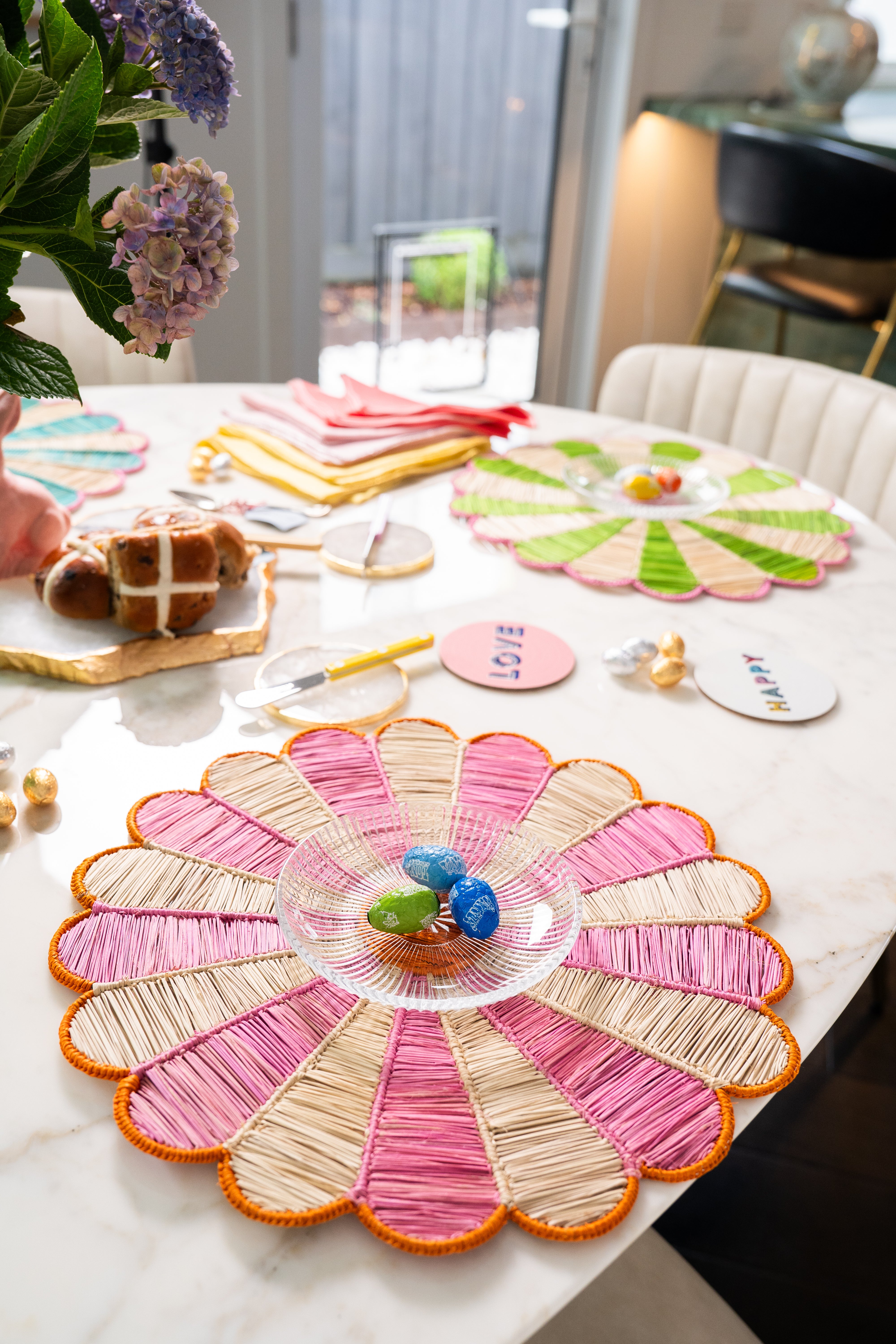 Sunflower Iraca Placemat