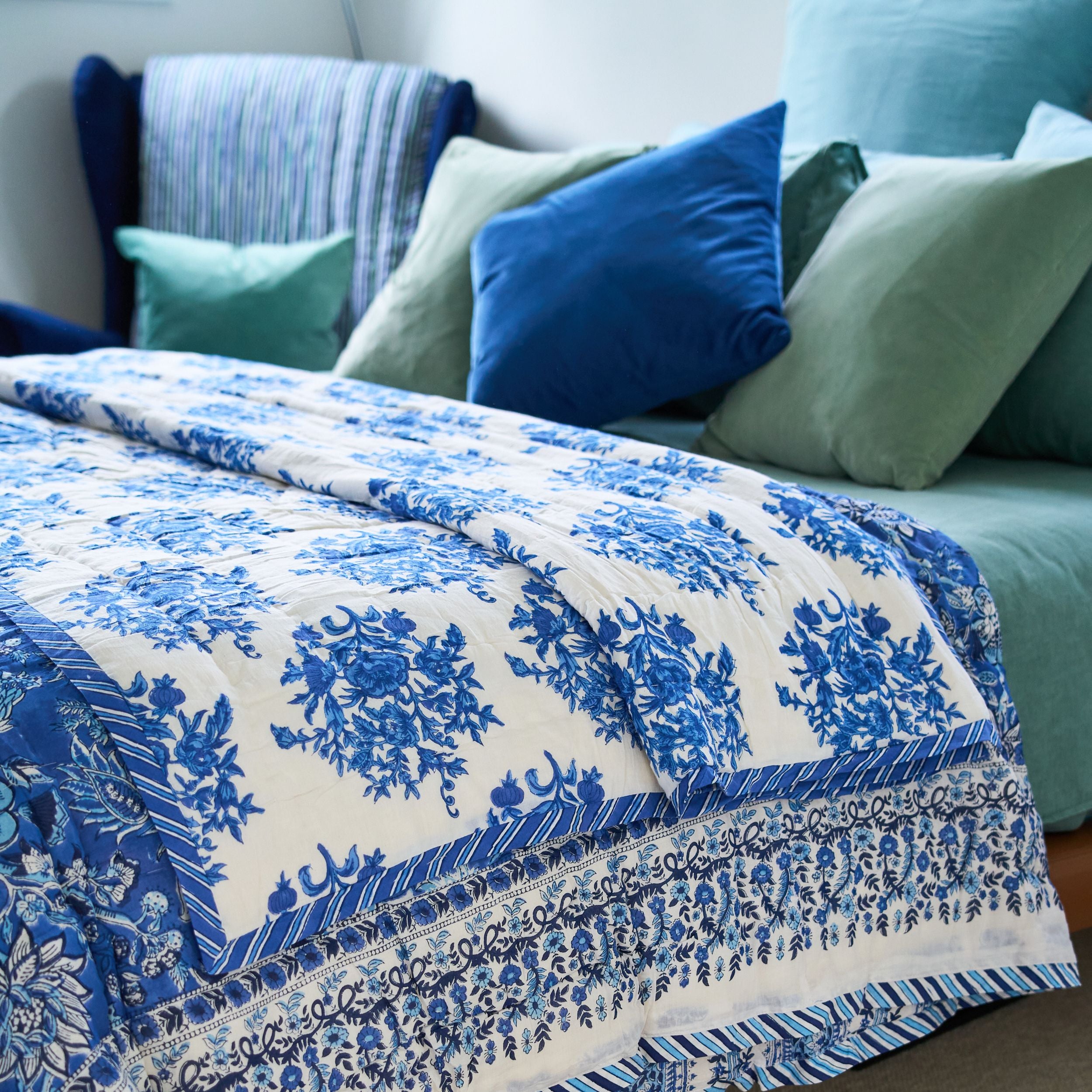 Seaside Stripes Quilt - Shiva Designs