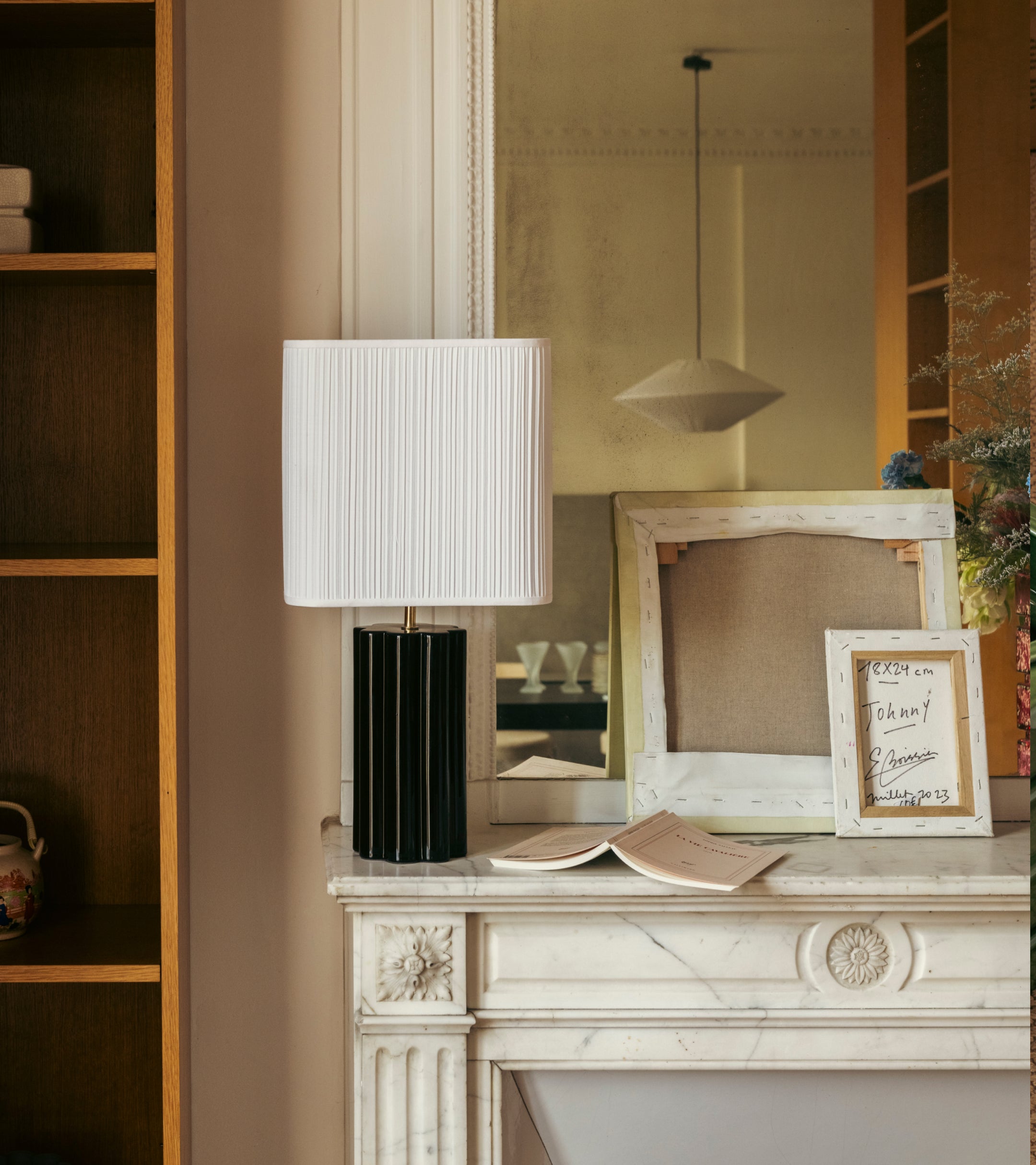 Gioia Ceramic Lamp Noir