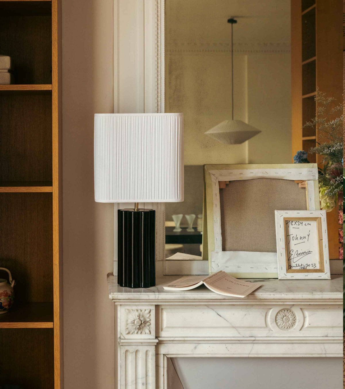 Gioia Ceramic Lamp Noir