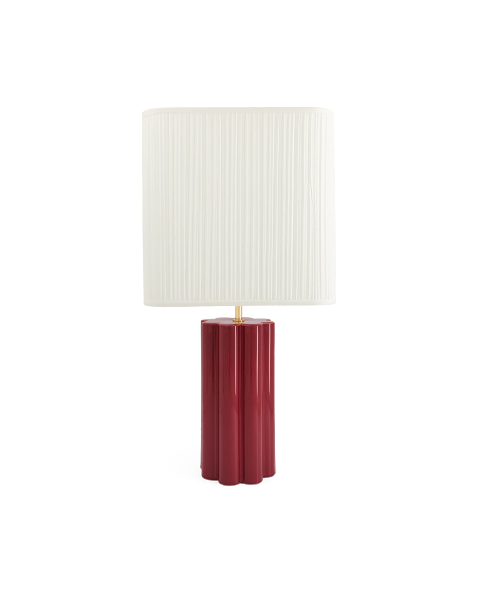 Gioia Ceramic Lamp Bordeaux