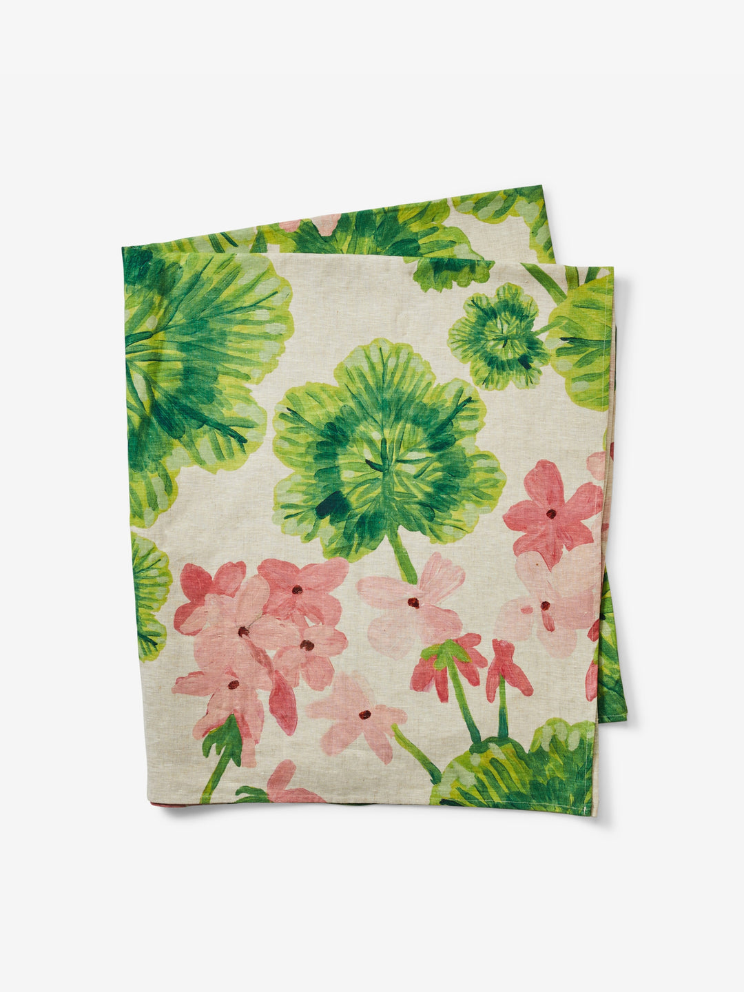 Geranium Multi Linen Tablecloth Medium - Shiva Designs