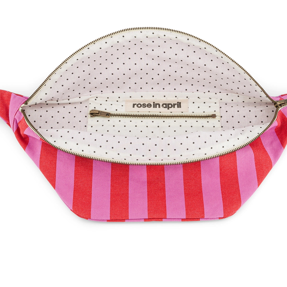 Bum Bag – Orchid & Red Stripes - Shiva Designs