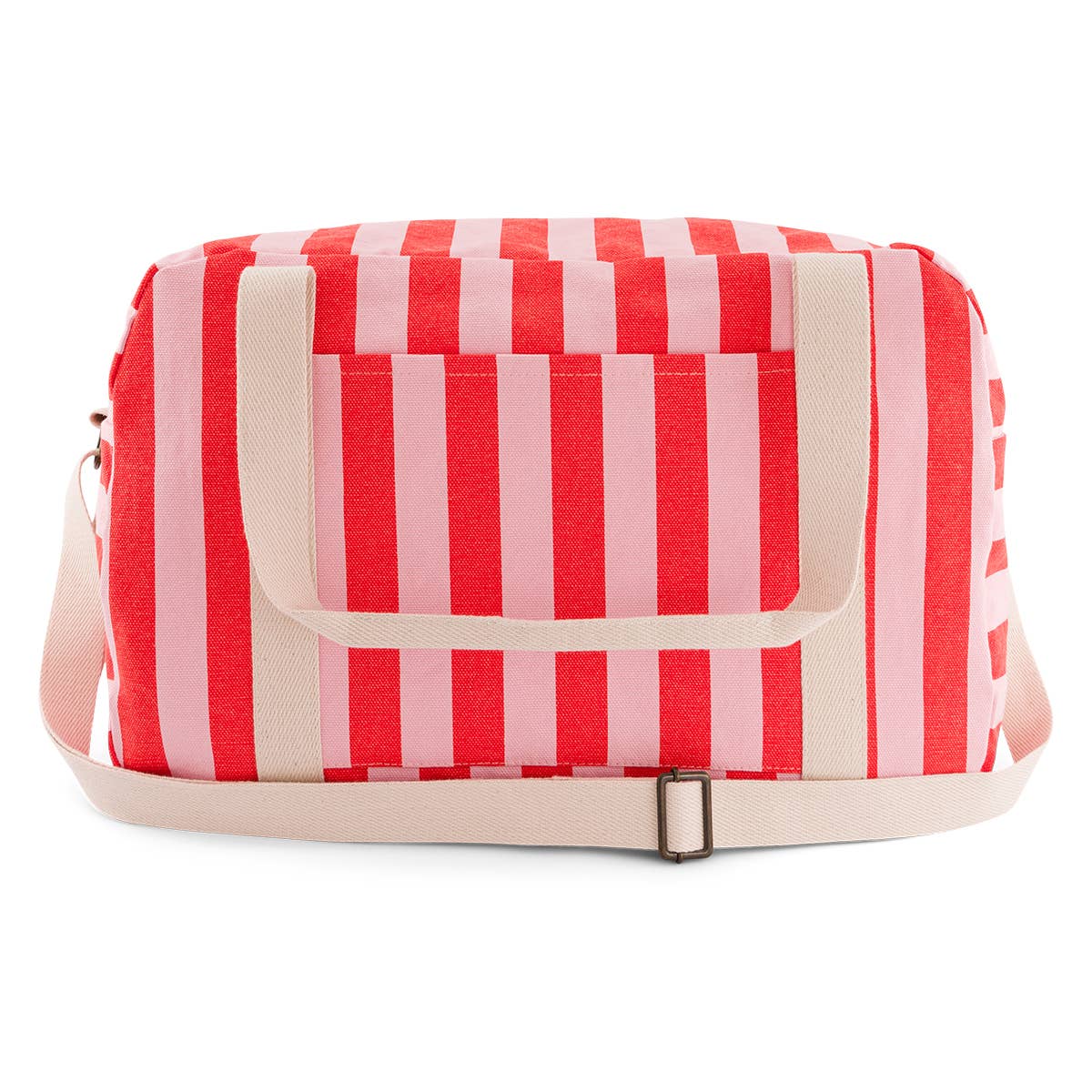 RAPHAEL DIAPER BAG - WEEKEND BAG STRIPES TOMATO /CANDY PINK