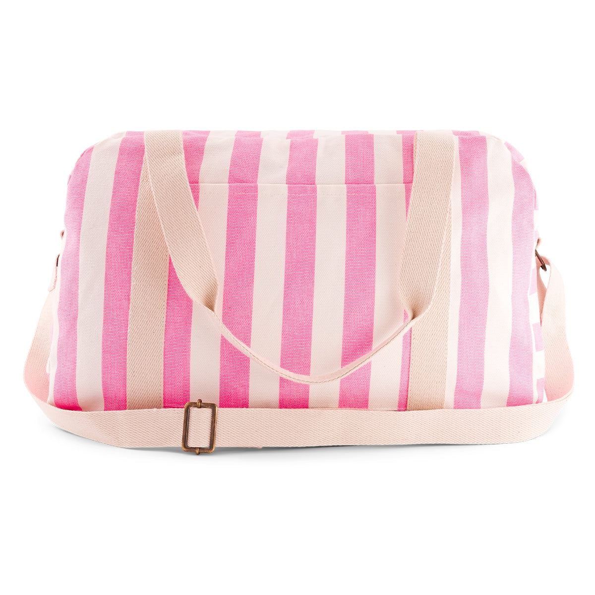 Raphael Weekend Bag – Neon Pink Stripes - Shiva Designs