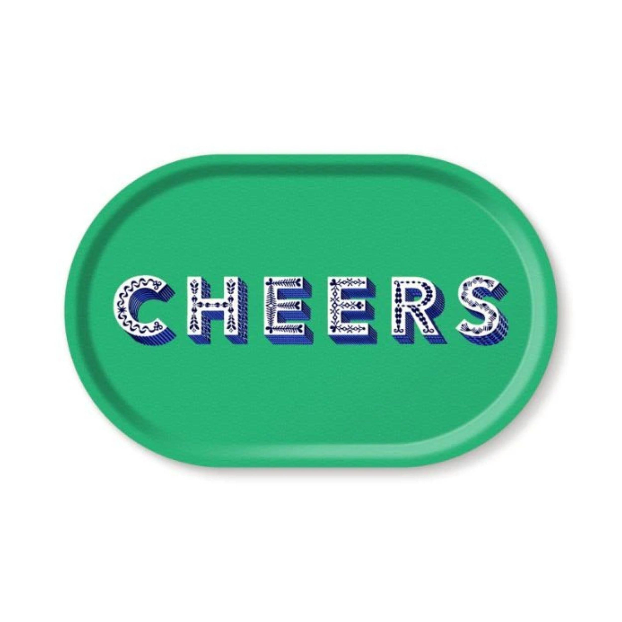 Asta Barrington Cheers Drink Tray 44 cm x 28 cm - Shiva Designs