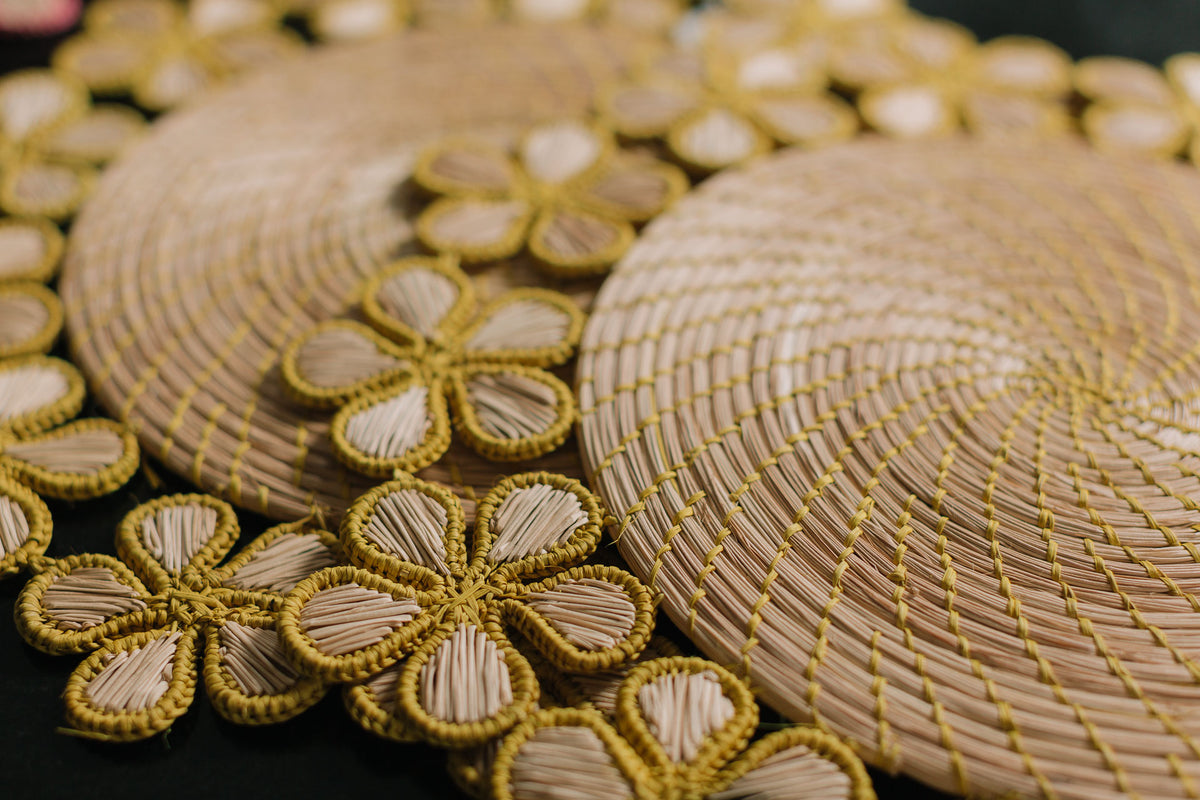 Floral Iraca Placemat