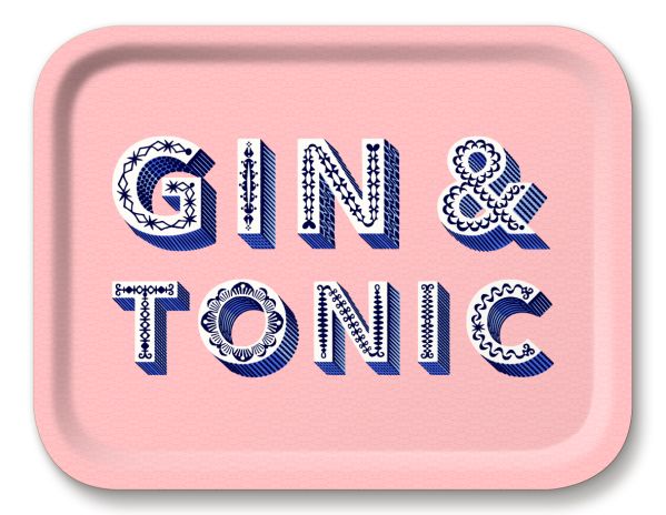 Asta Barrington Gin & Tonic Drink Tray 36 cm x 28 cm - Shiva Designs
