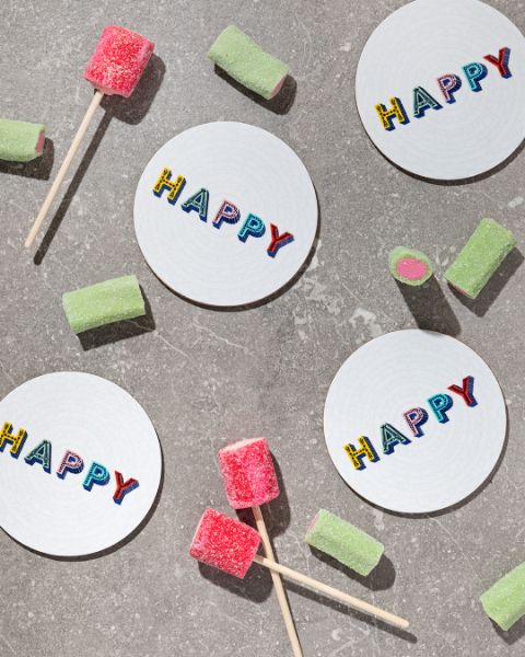 Asta Barrington Happy Coasters Set of 4 - Shiva Designs