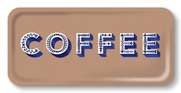 Asta Barrington Coffee Drink Tray 32 cm x 15 cm - Shiva Designs