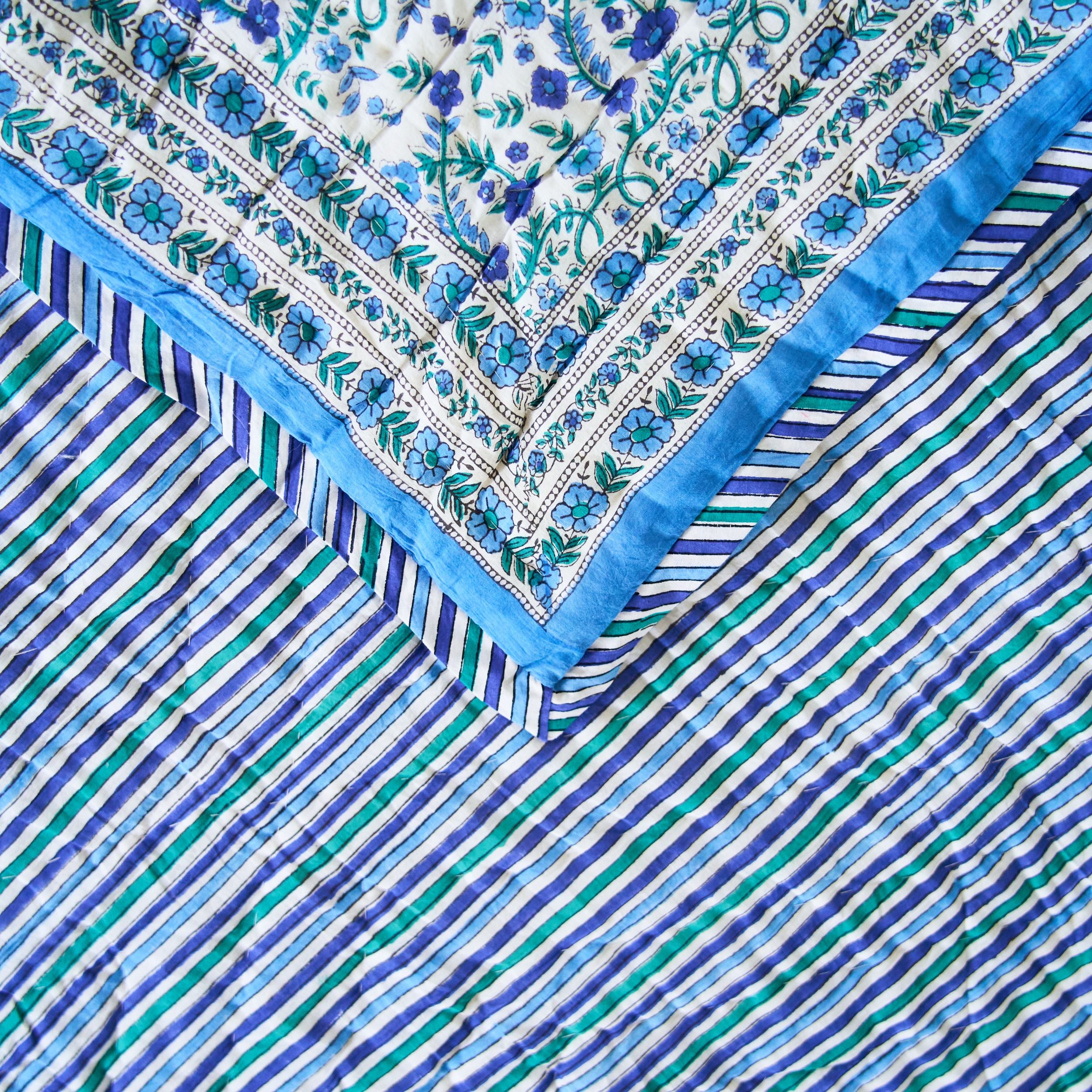 Lost Coastal Stripes Quilt - Shiva Designs