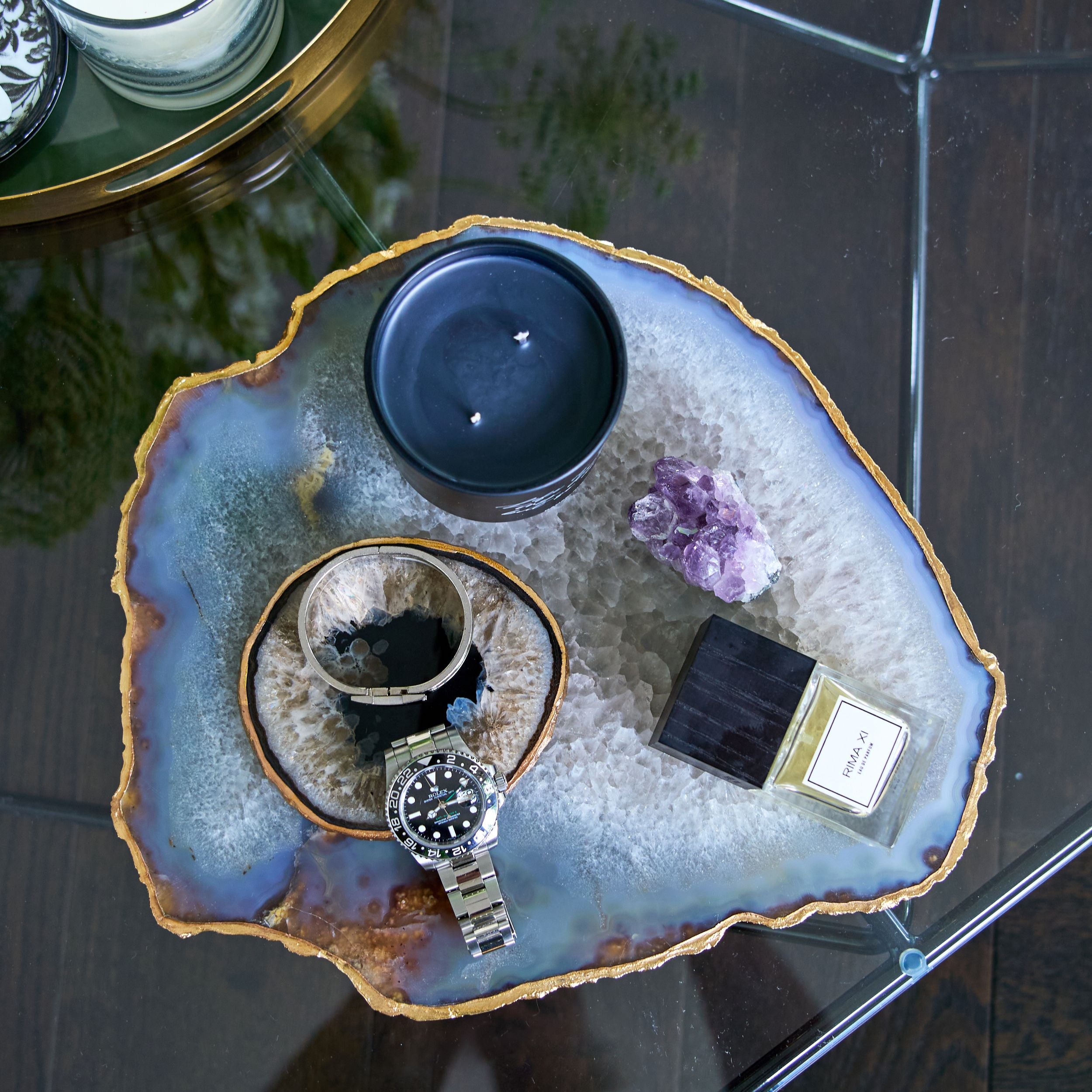 Agate Quartz Large Tray/Platter - Shiva Designs