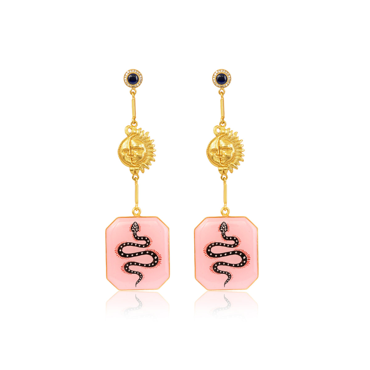 Serpent In The Sky Earrings - Shiva Designs