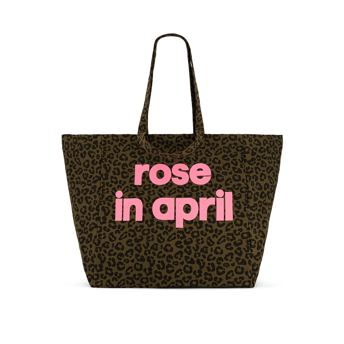 Elisa Tote – Graou Olive with logo - Shiva Designs