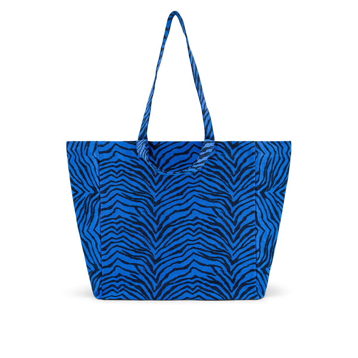 Elisa Tote – Greek Blue Zebrou - Shiva Designs