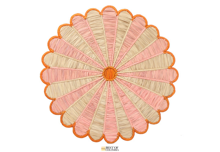 Sunflower Iraca Placemat - Shiva Designs