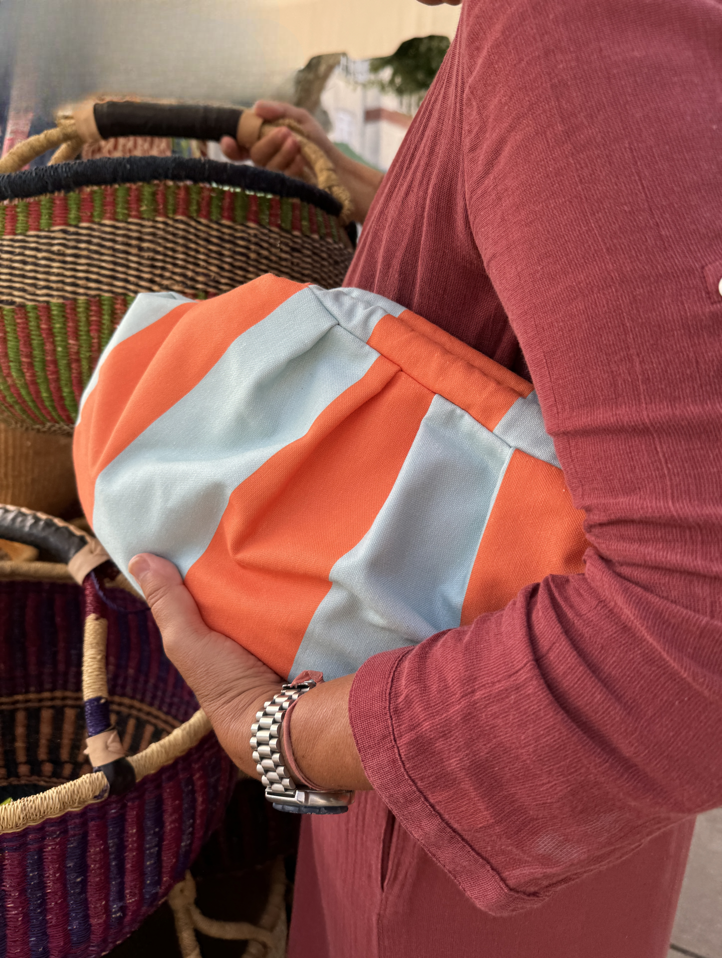 Comporta Clutch Bag - Rayas - Shiva Designs