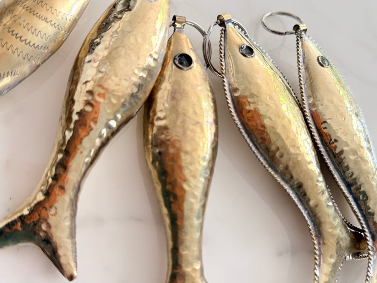Majorelle Fish Keyring/Bag Tag