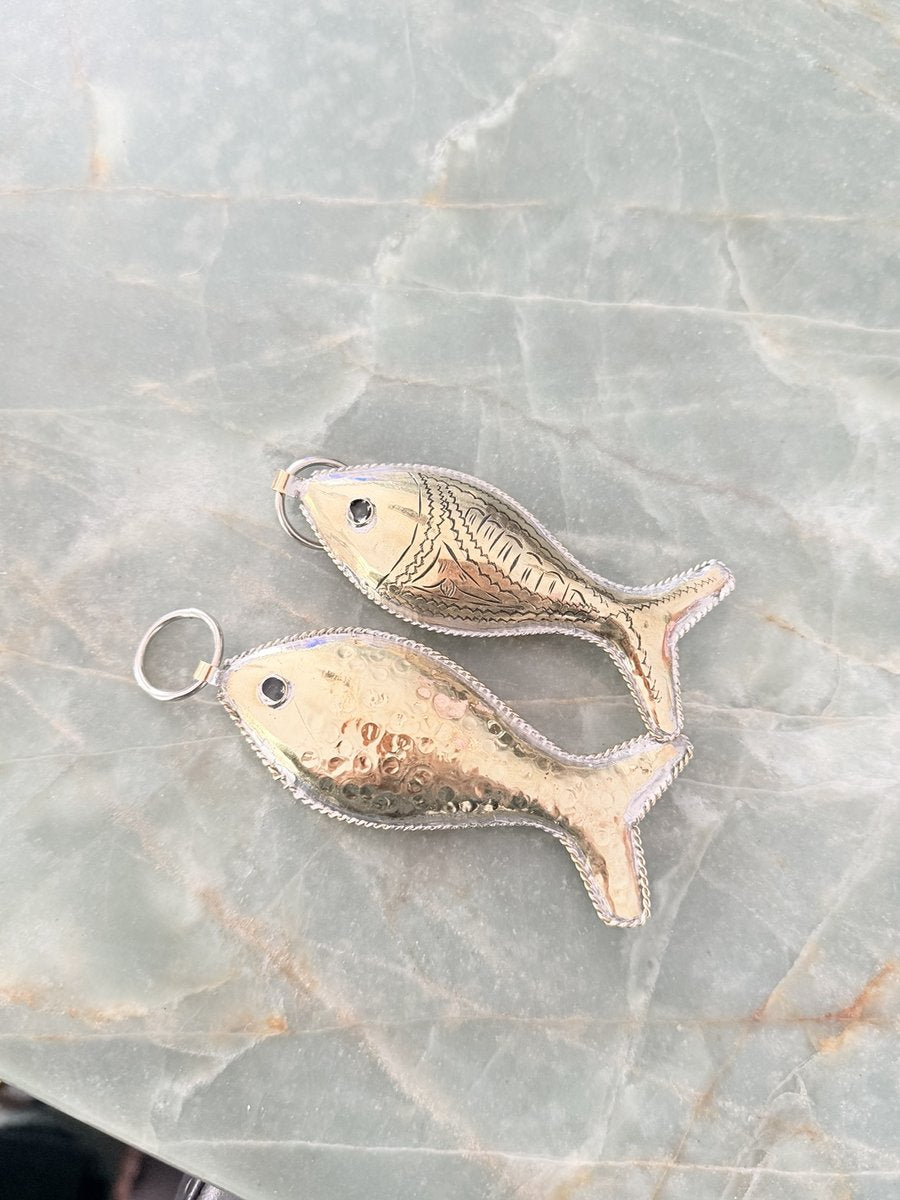 Majorelle Fish Keyring/Bag Tag