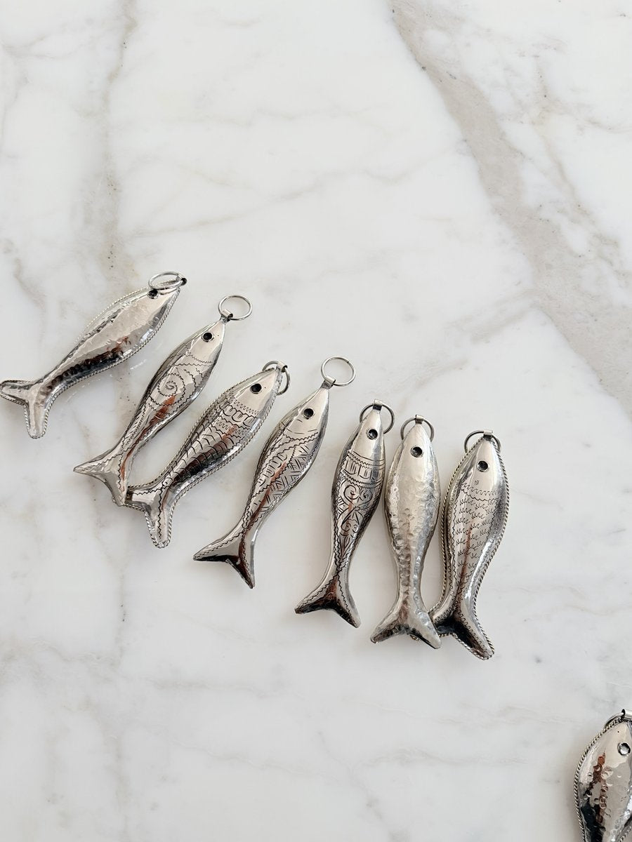 Majorelle Fish Keyring/Bag Tag