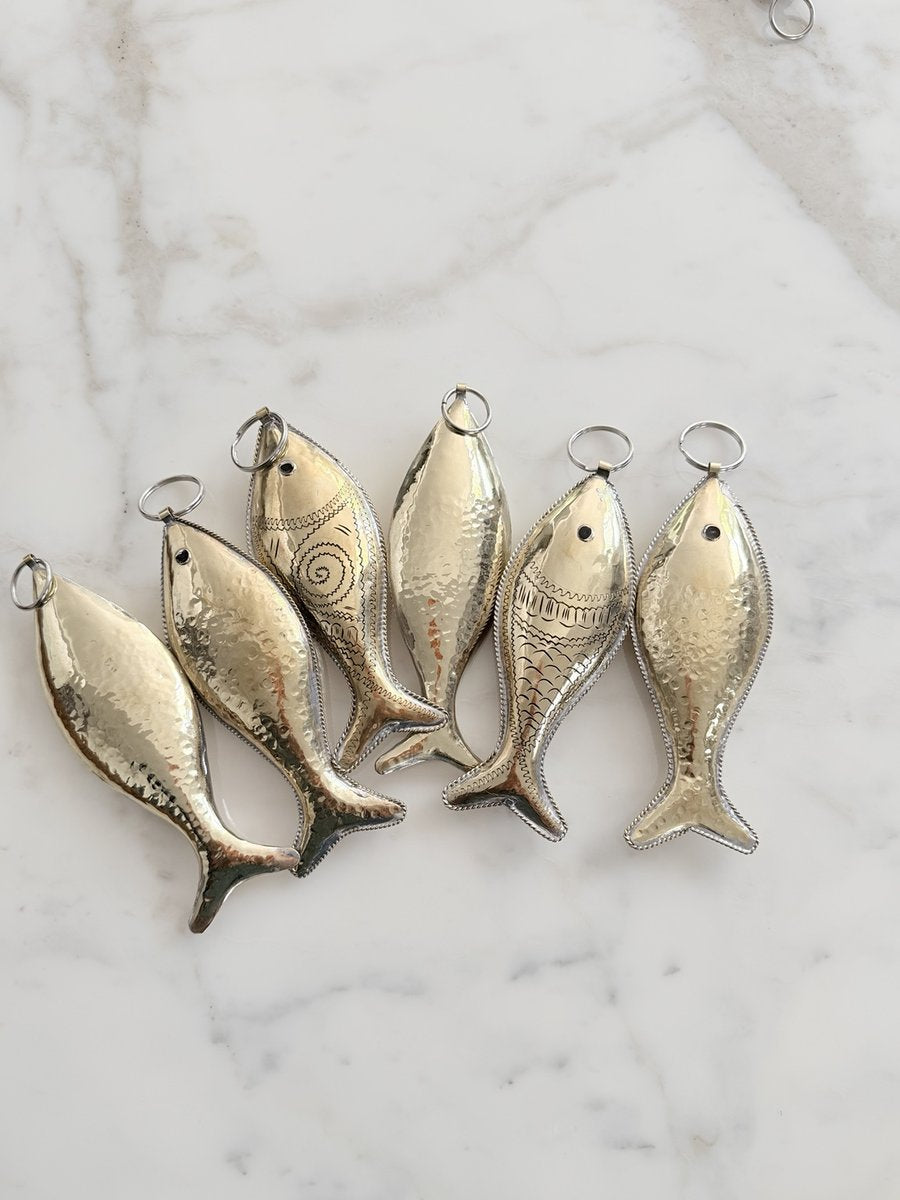 Majorelle Fish Keyring/Bag Tag