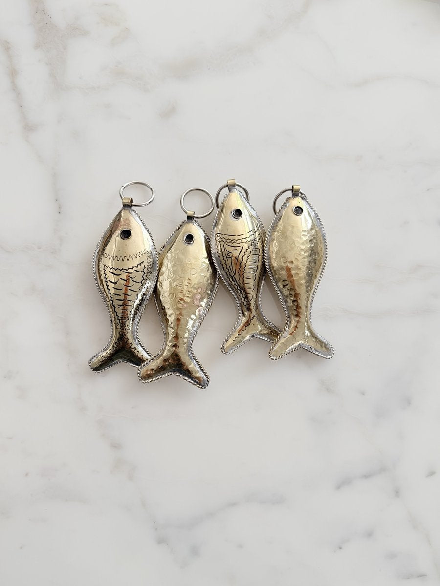 Majorelle Fish Keyring/Bag Tag