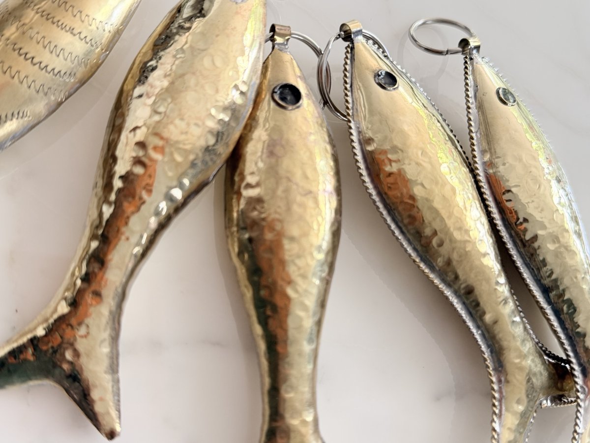 Majorelle Fish Keyring/Bag Tag