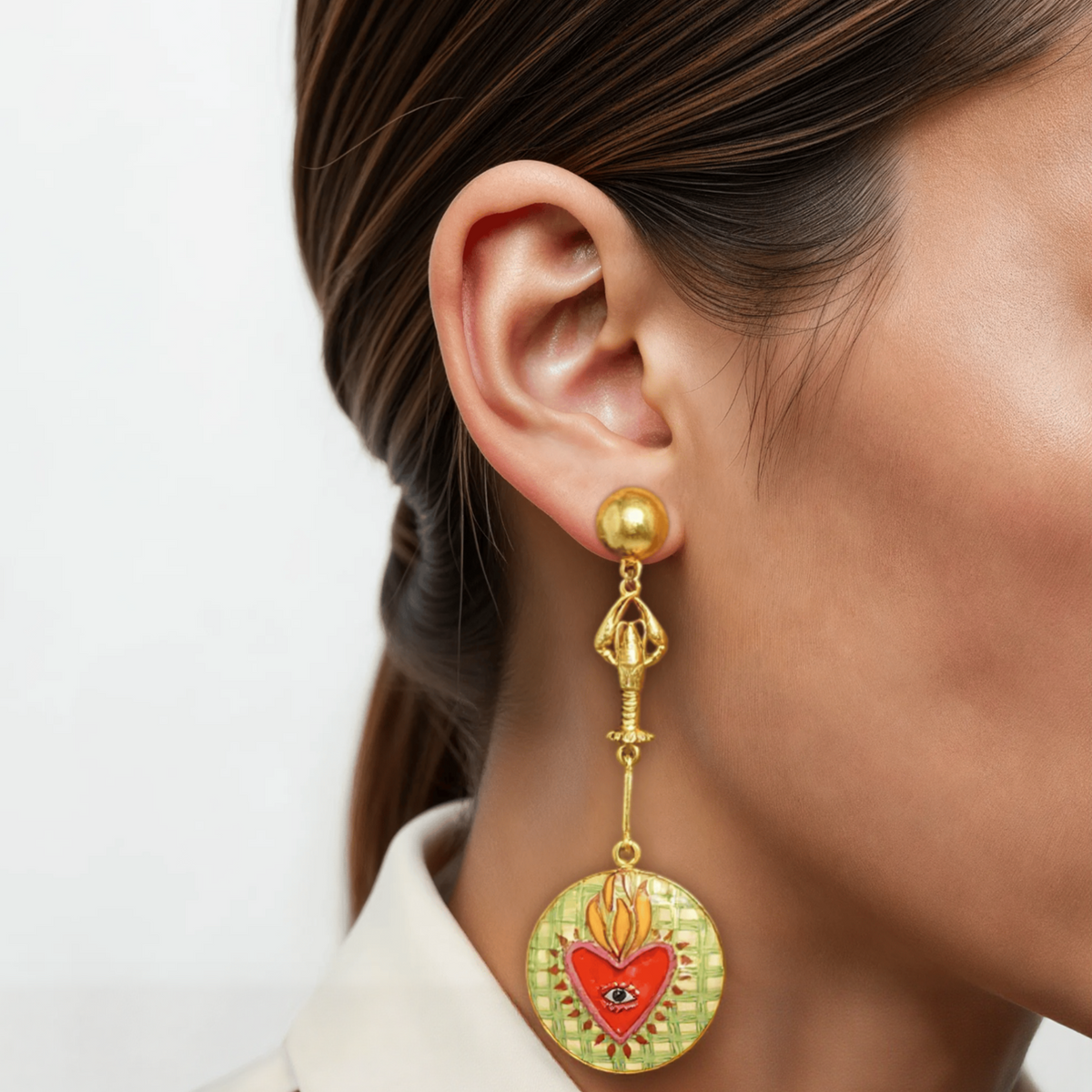 Lobster Amore Earrings - Shiva Designs