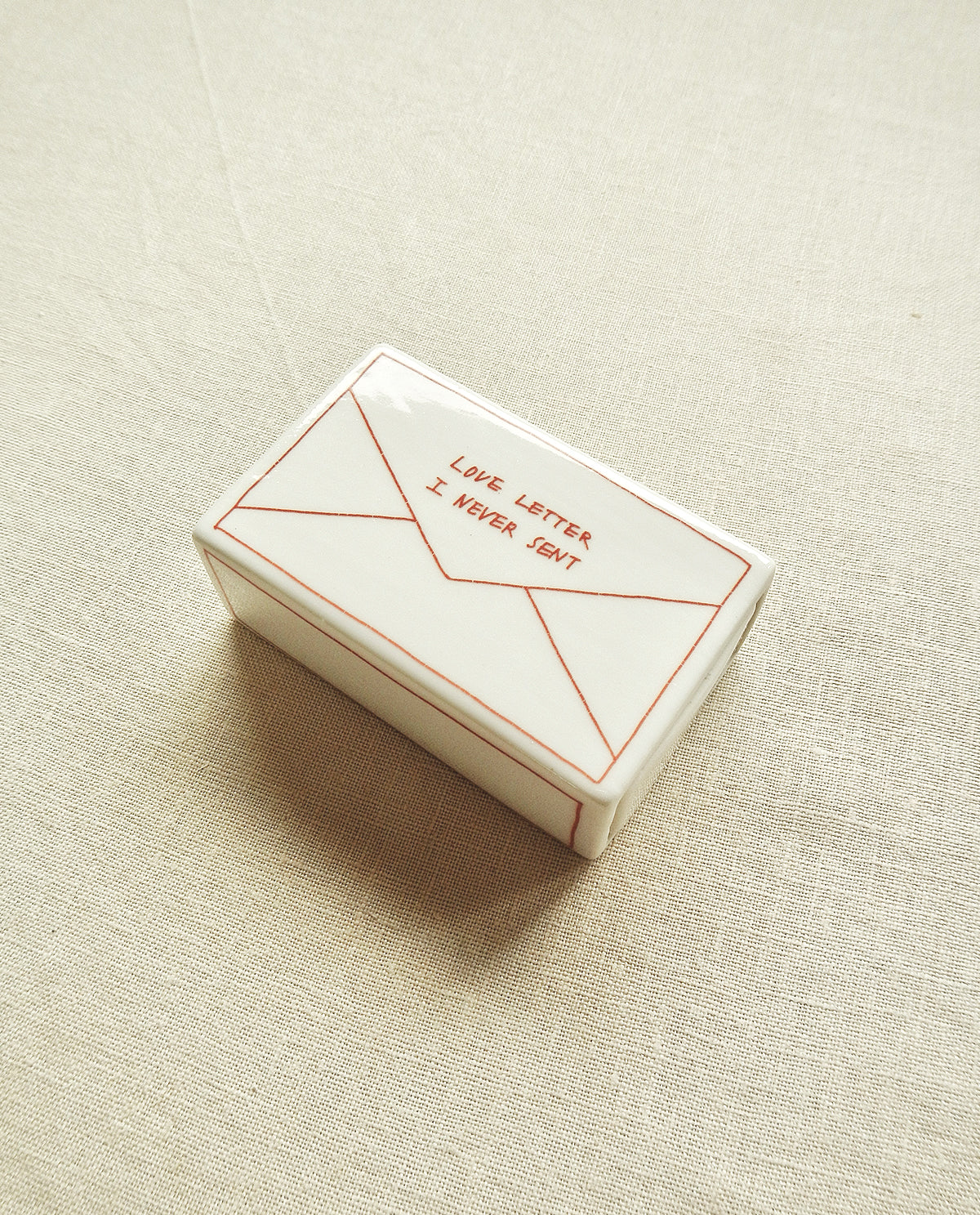 Ceramic Matchbox ‘Love Letter’ - Shiva Designs