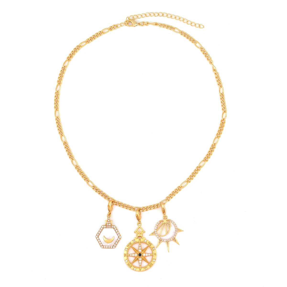 Mini Celestial Charm Necklace - Shiva Designs