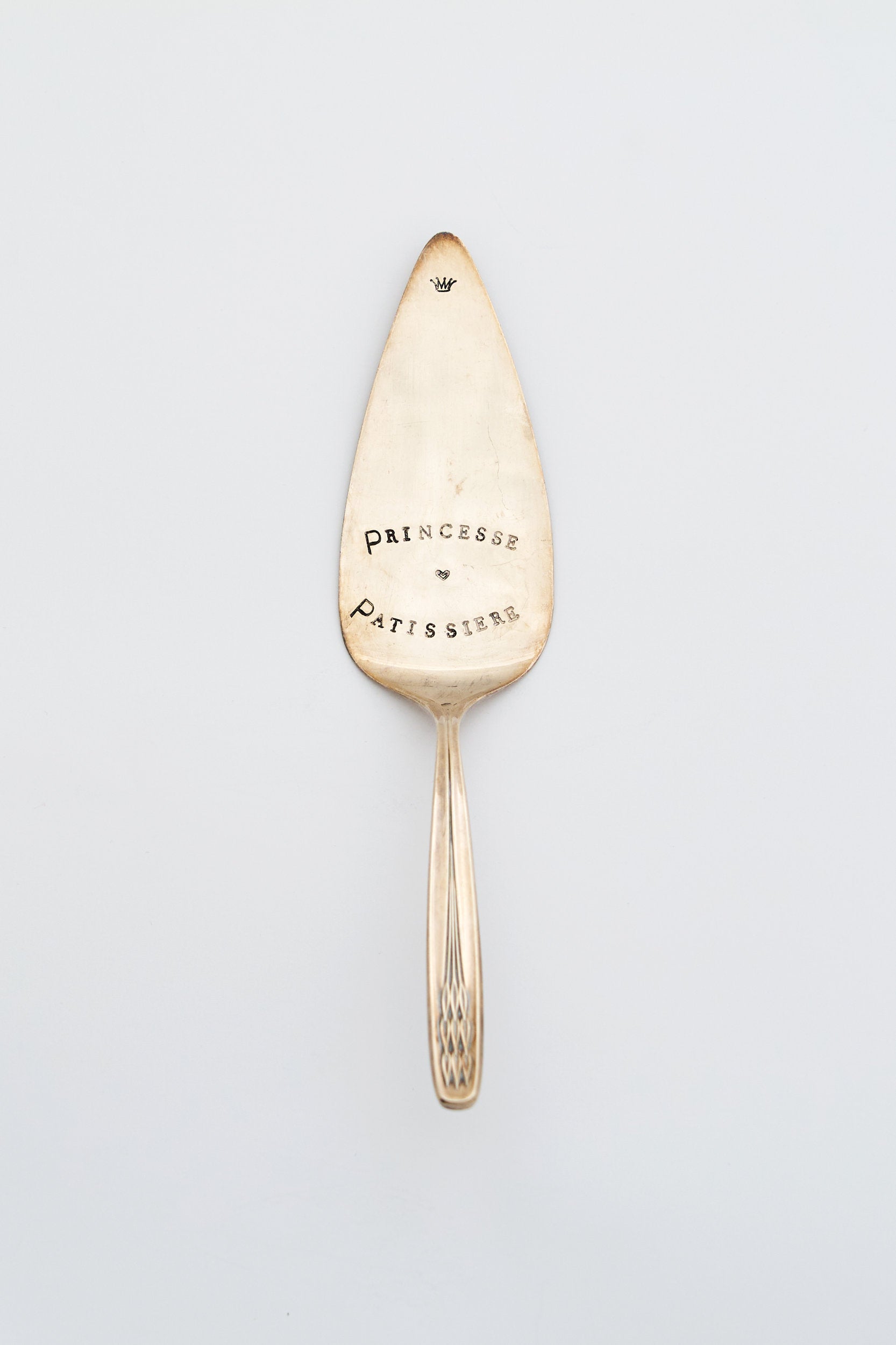Keepsake Cake Servers Vintage Silver - Shiva Designs