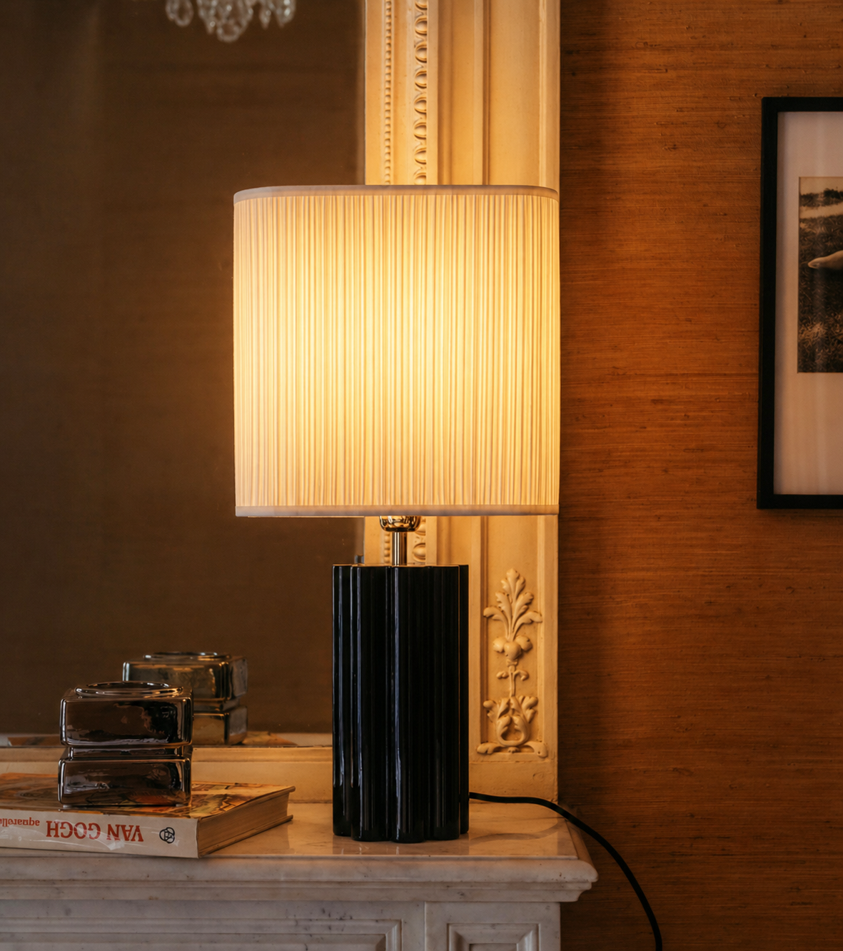 Gioia Ceramic Lamp Noir