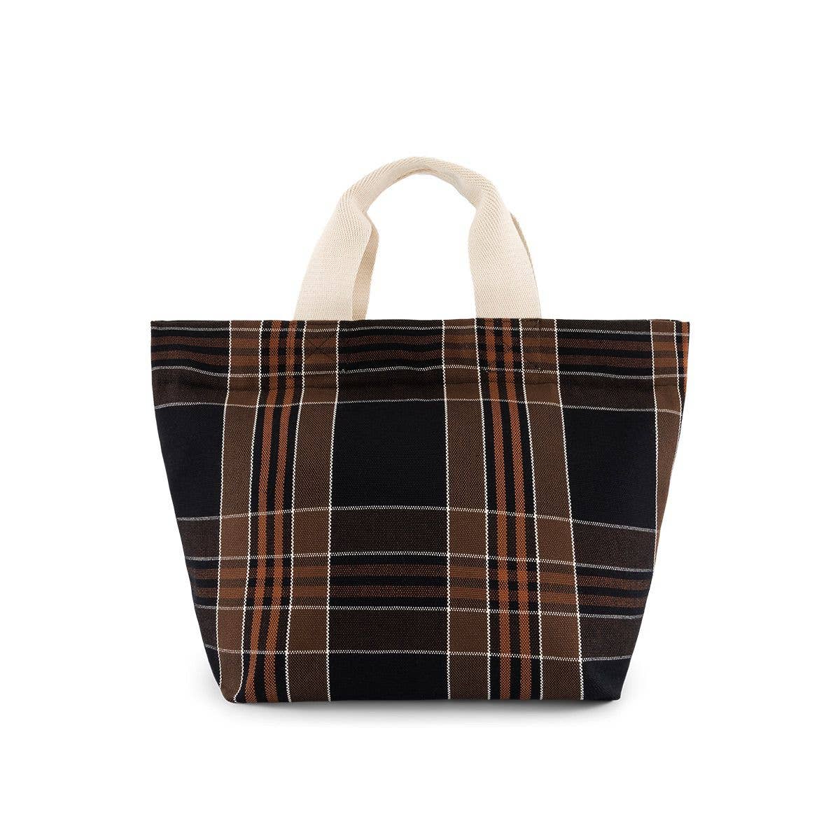 BAG TINA BLACK TARTAN