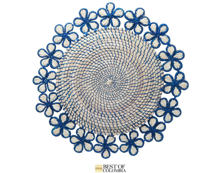 Floral Iraca Placemat - Shiva Designs