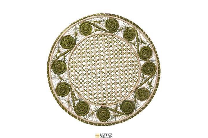 Caracol Iraca Placemat - Shiva Designs
